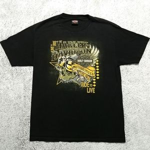 Harley Davidson Ride To Live Tee